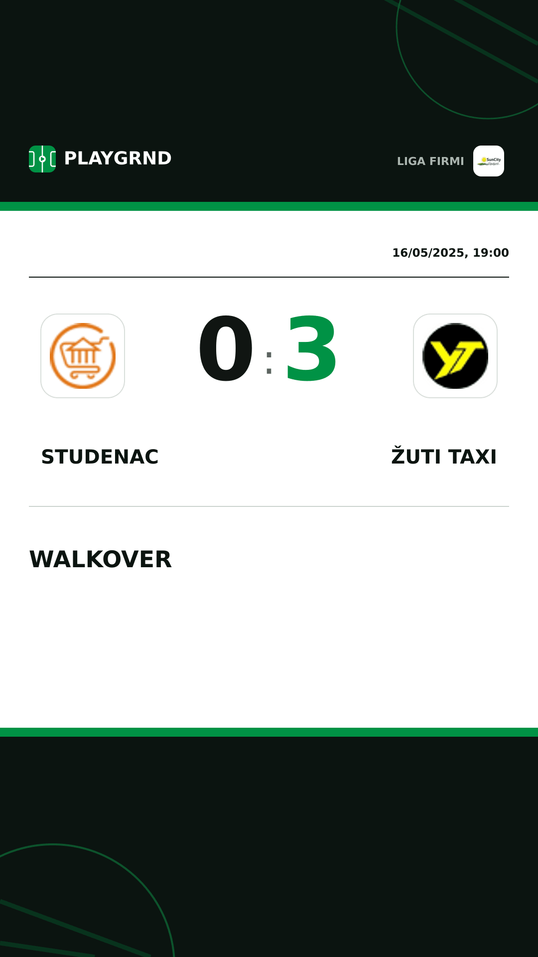 Instagram artwork: Studenac 0:3 Žuti Taxi