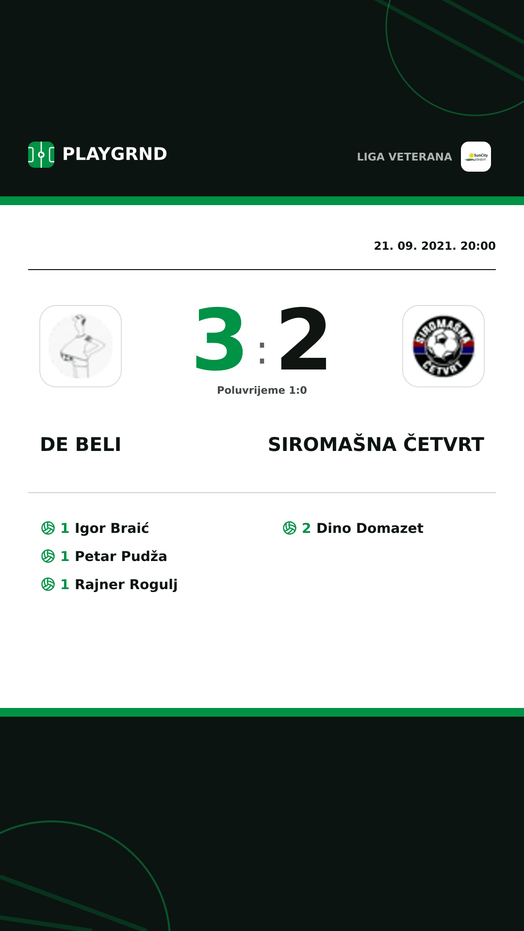 Instagram slika: DE Beli 3:2 Siromašna Četvrt