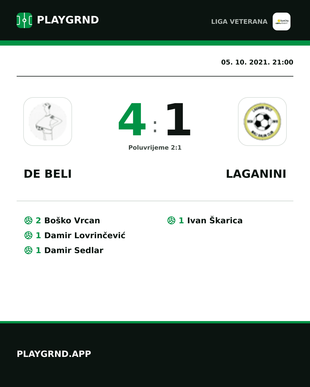 Instagram slika: DE Beli 4:1 Laganini