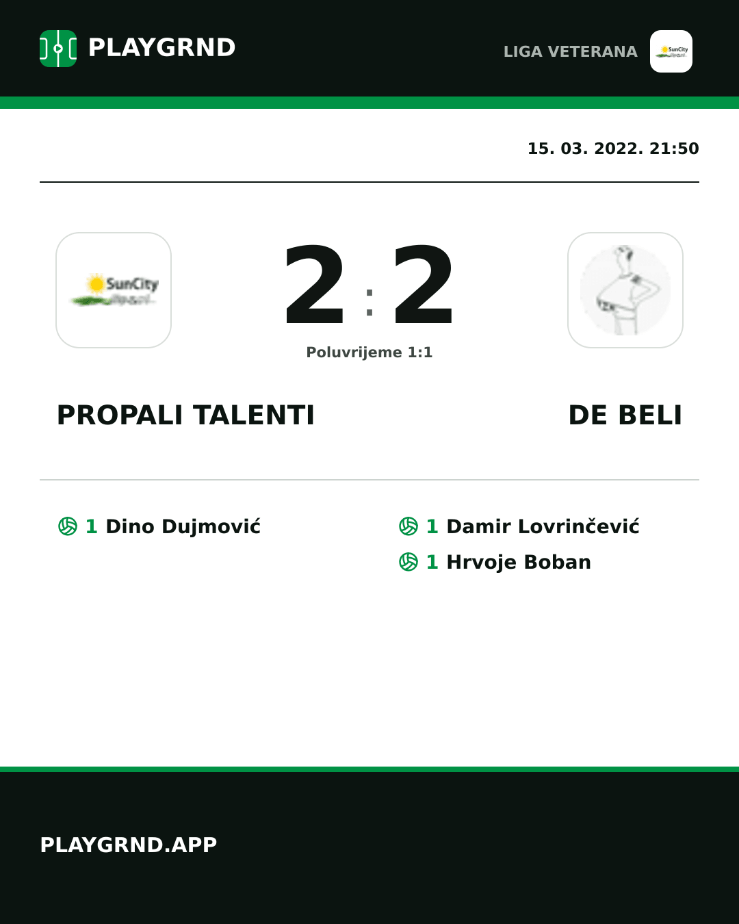 Instagram slika: Propali Talenti 2:2 DE Beli