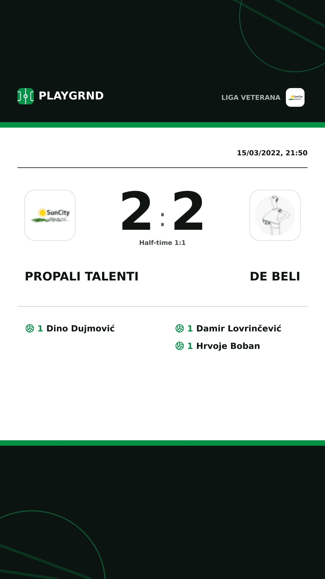 Instagram artwork: Propali Talenti 2:2 DE Beli