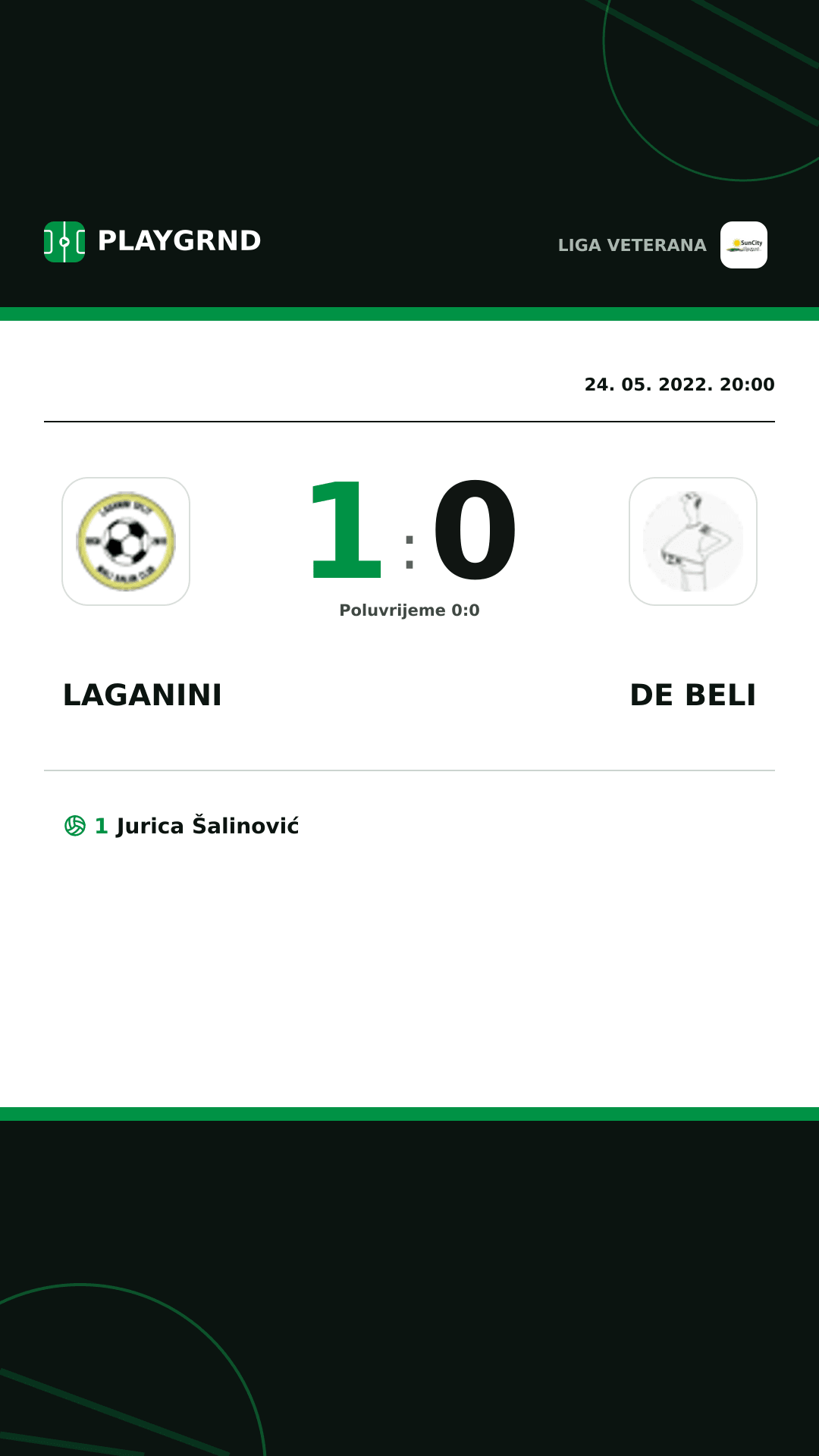 Instagram slika: Laganini 1:0 DE Beli