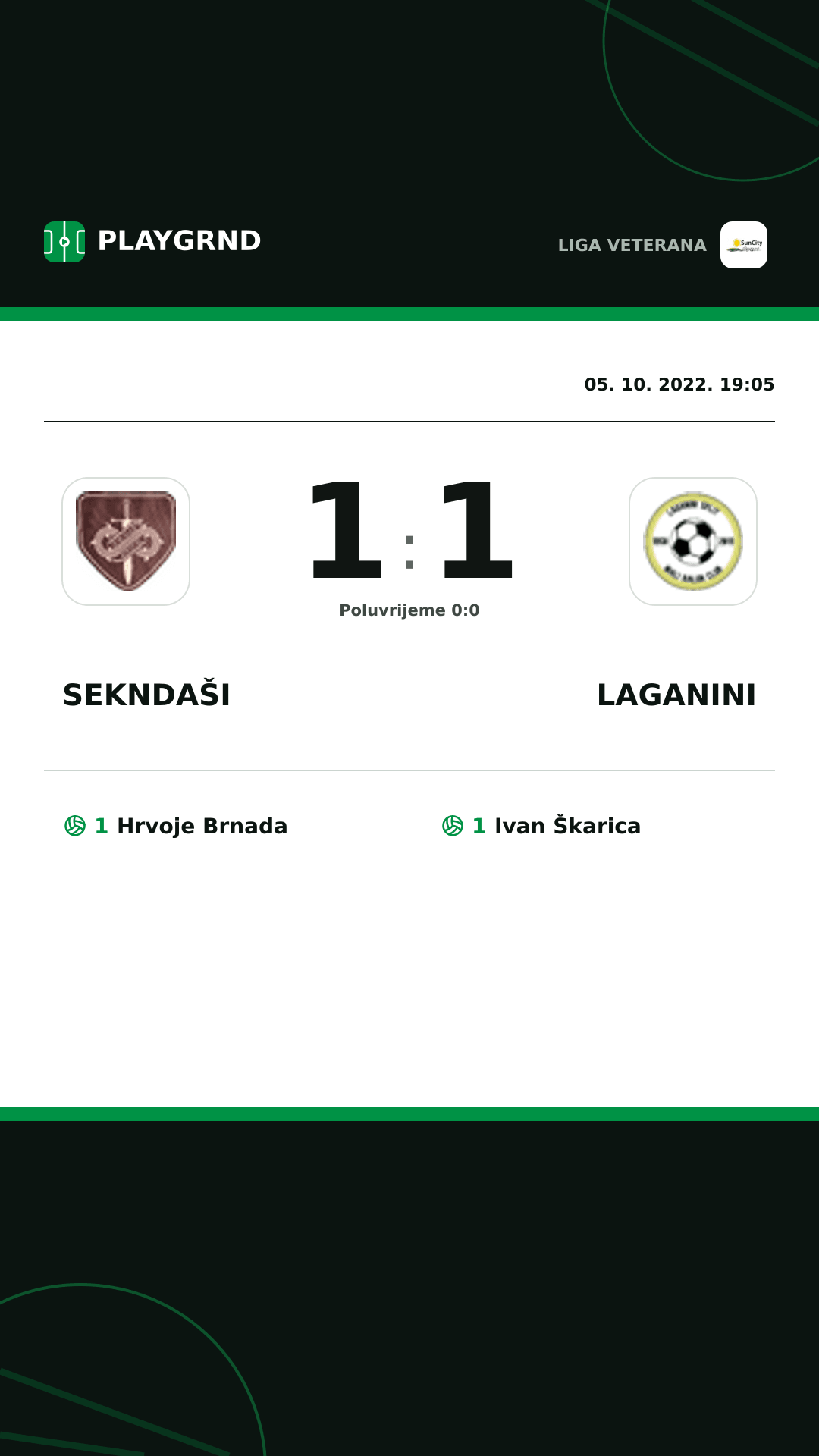 Instagram slika: Sekndaši 1:1 Laganini
