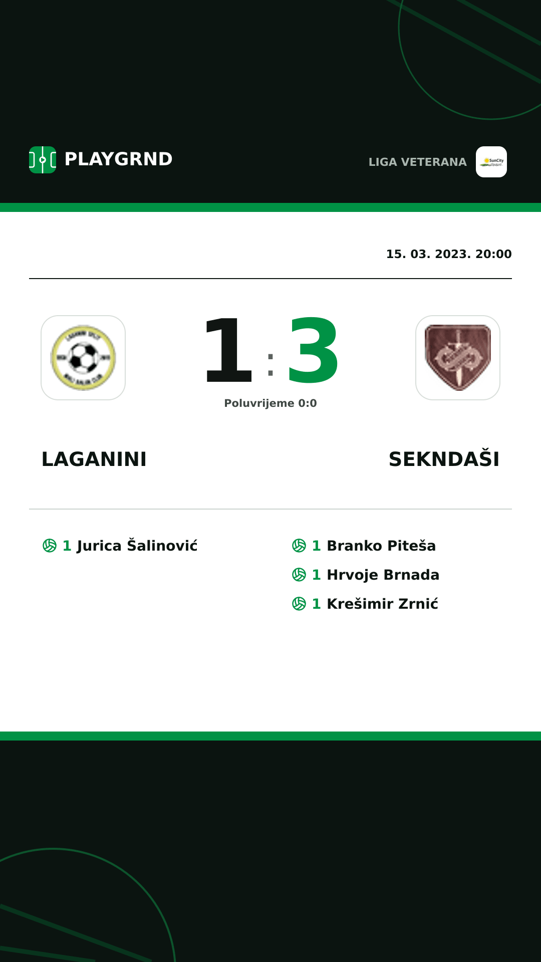 Instagram slika: Laganini 1:3 Sekndaši
