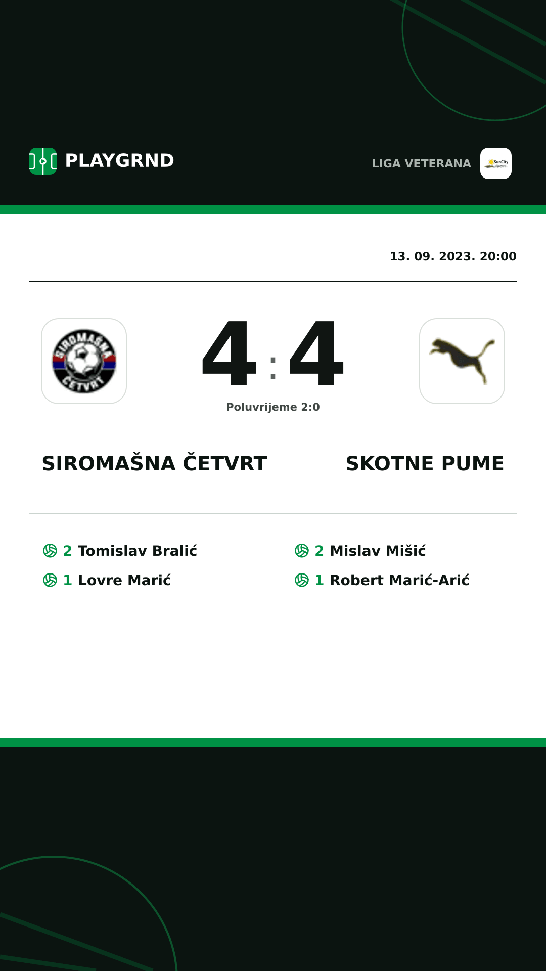 Instagram slika: Siromašna Četvrt 4:4 Skotne Pume