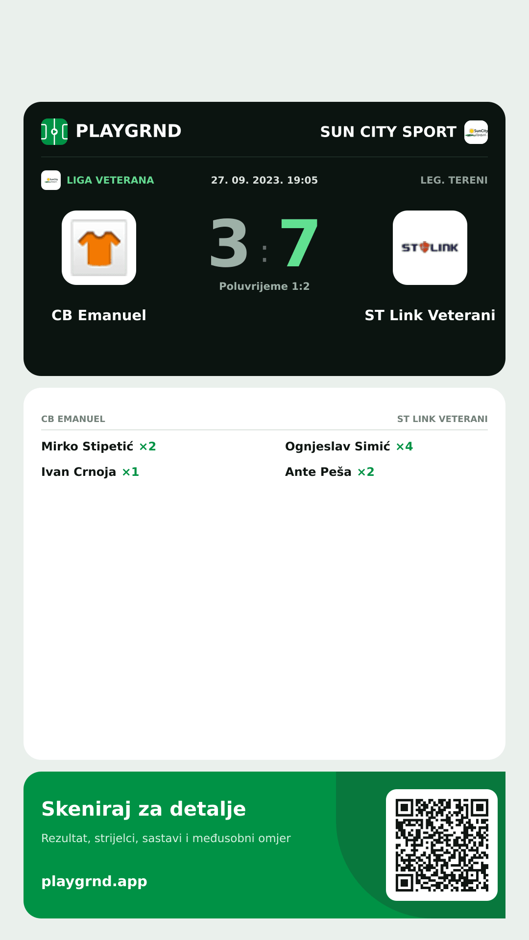 Story slika: CB Emanuel 3:7 ST Link Veterani