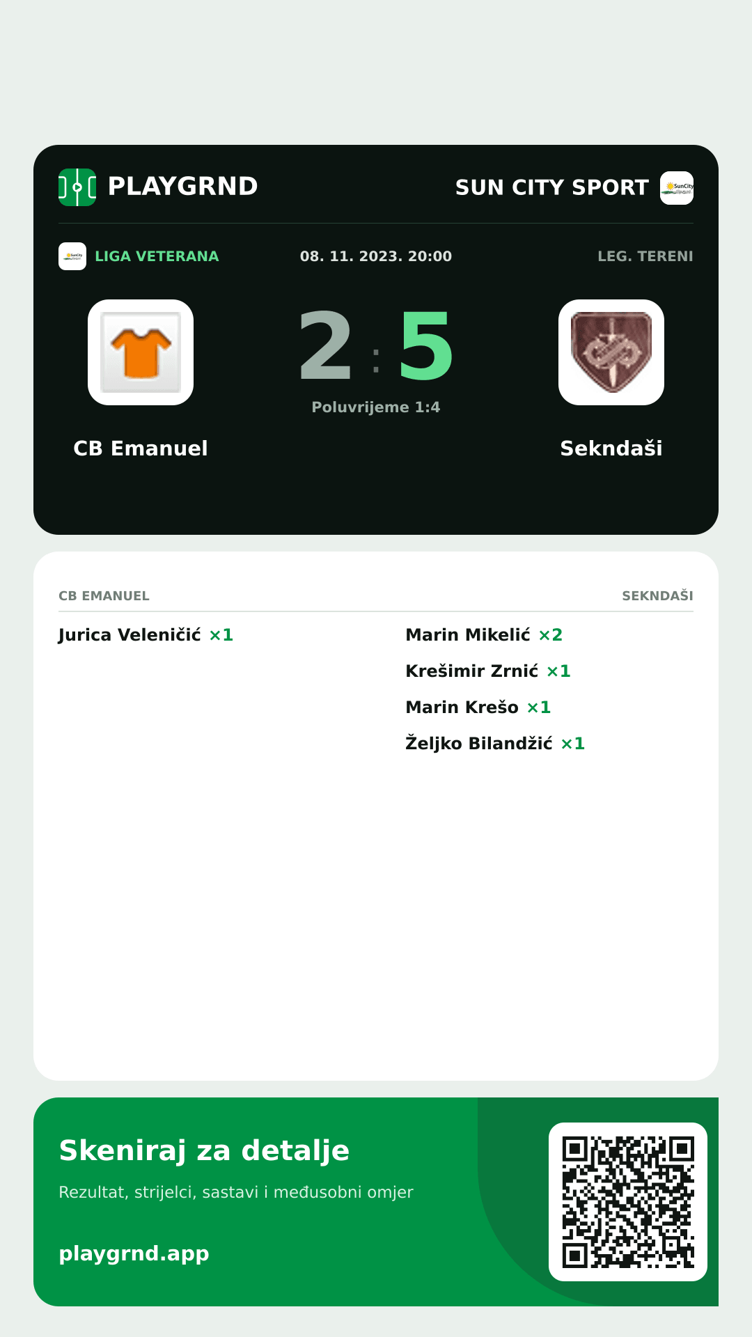 Story slika: CB Emanuel 2:5 Sekndaši