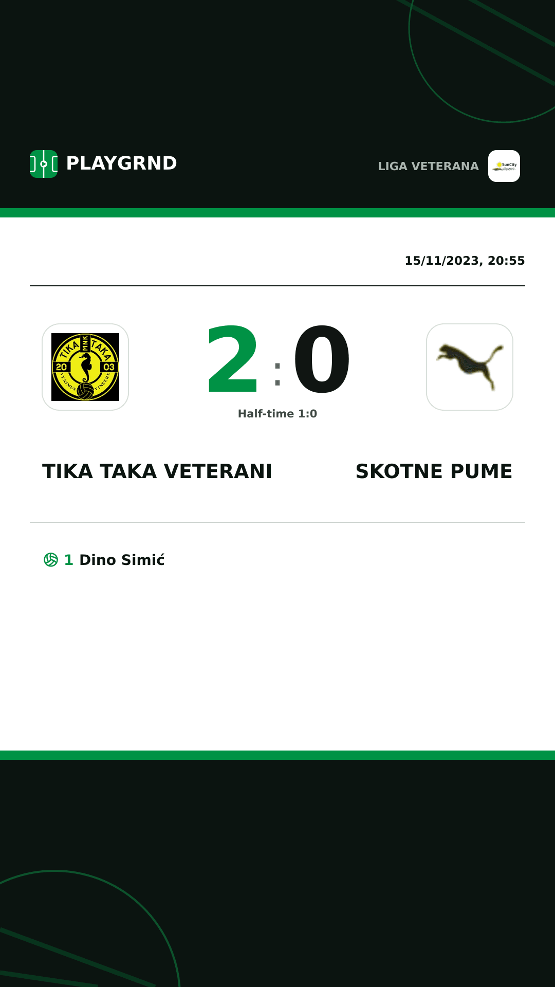 Instagram artwork: Tika Taka Veterani 2:0 Skotne Pume