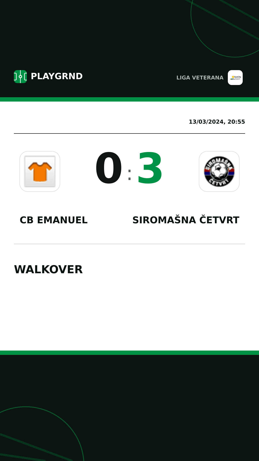 Instagram artwork: CB Emanuel 0:3 Siromašna Četvrt