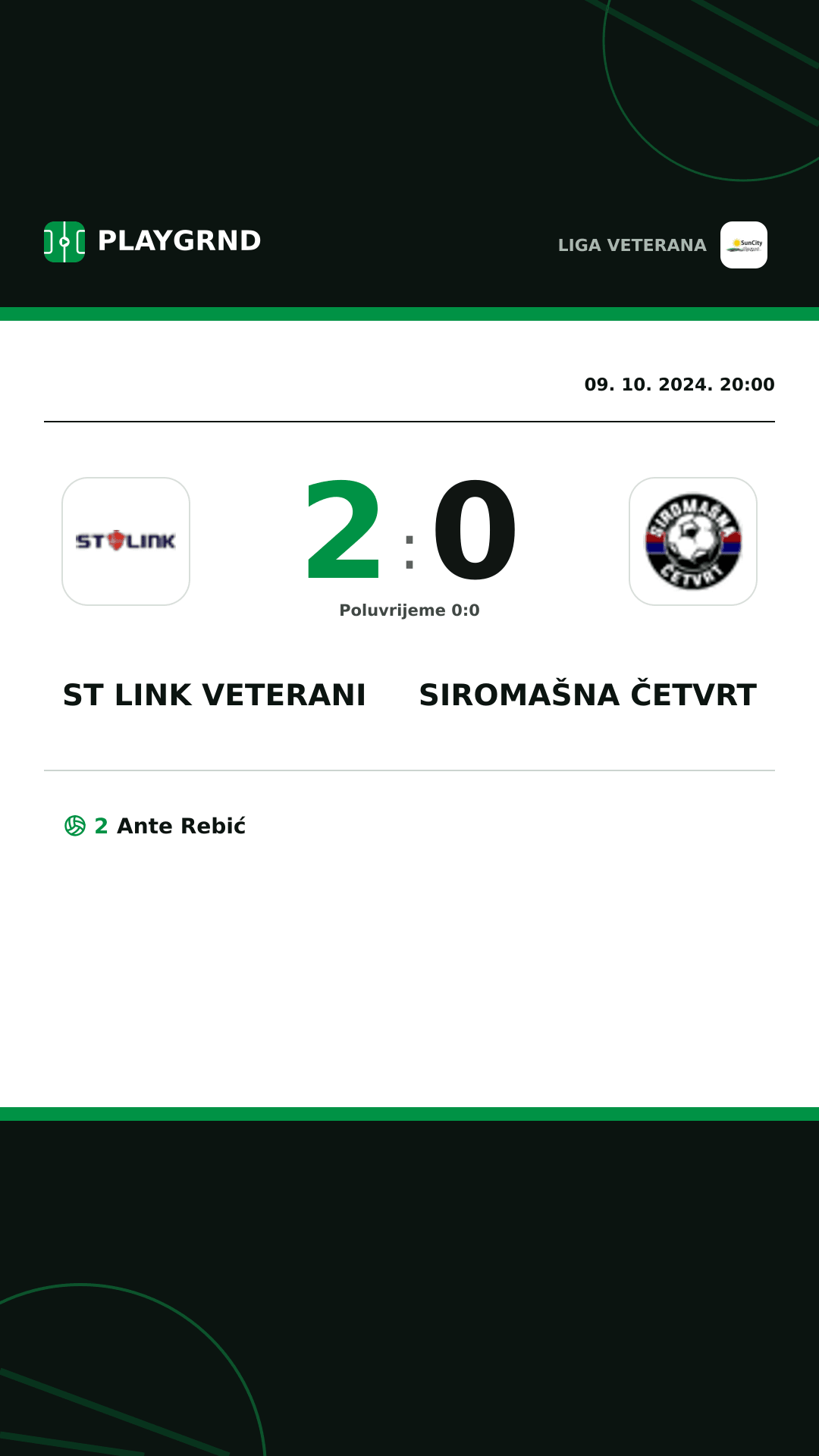 Instagram slika: ST Link Veterani 2:0 Siromašna Četvrt