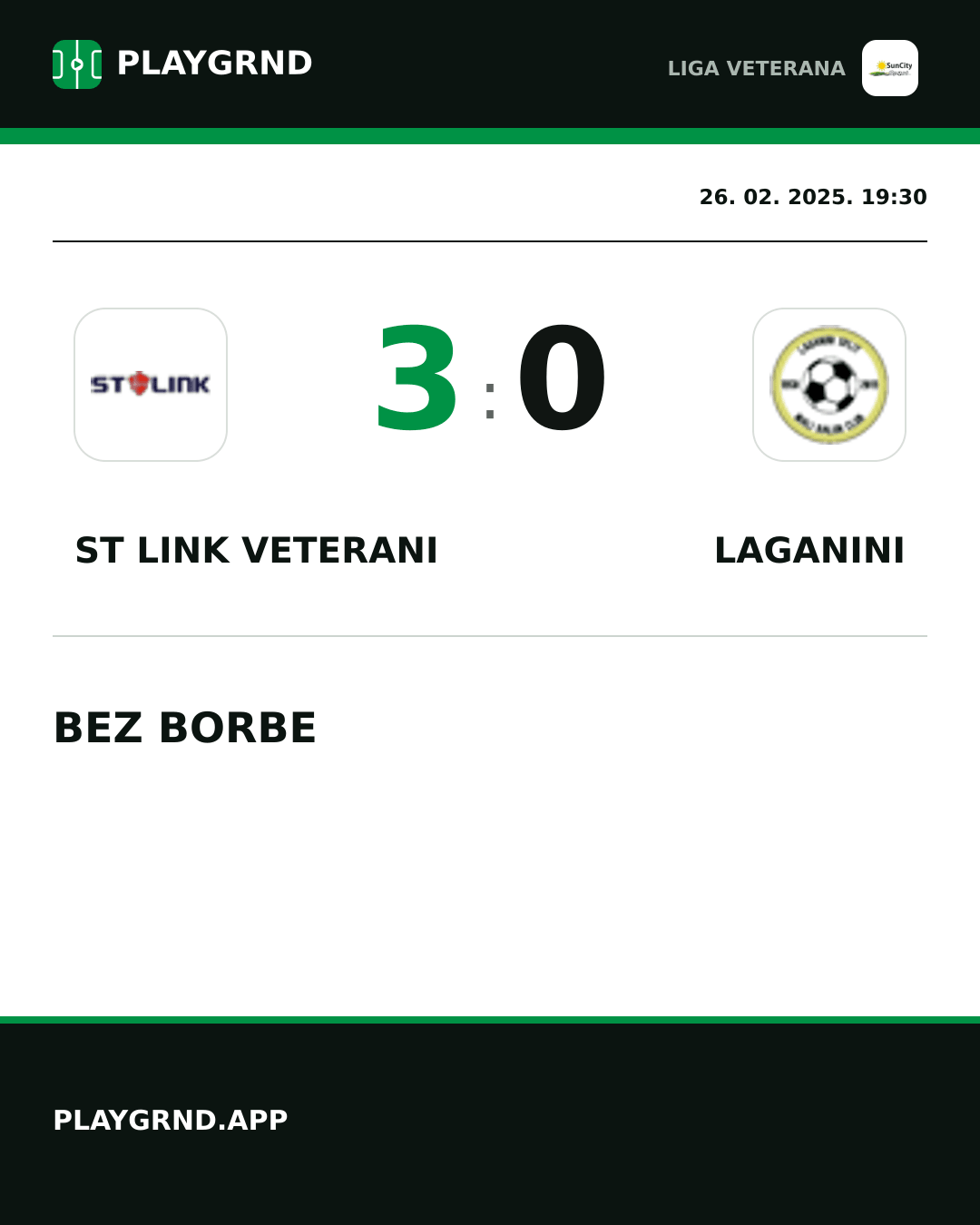 Instagram slika: ST Link Veterani 3:0 Laganini