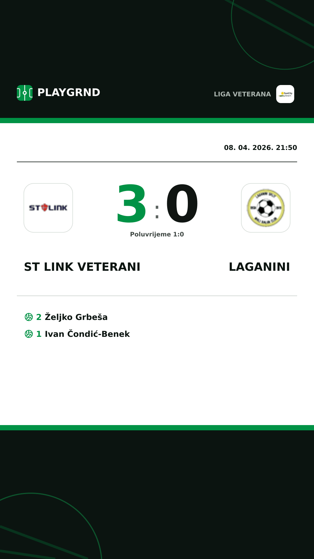 Instagram slika: ST Link Veterani 3:0 Laganini