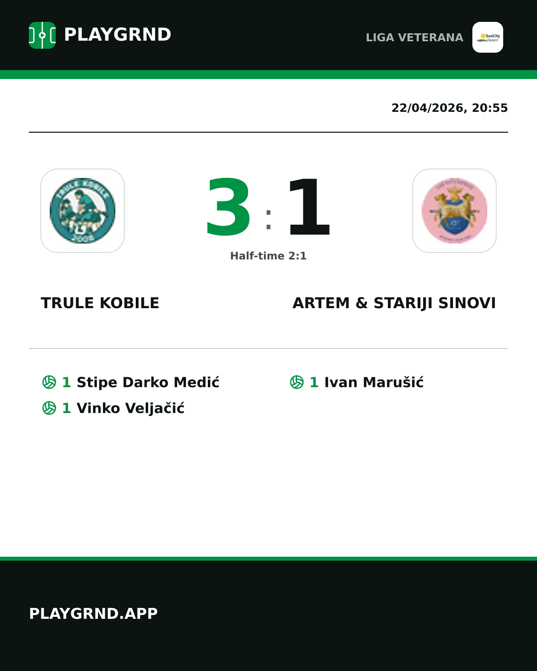 Instagram artwork: Trule Kobile 3:1 Artem & Stariji Sinovi