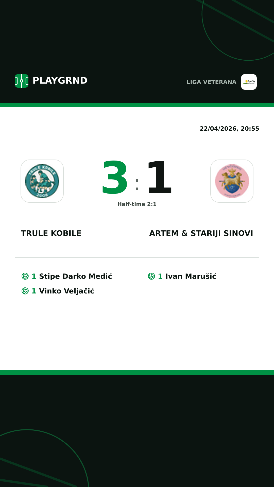 Instagram artwork: Trule Kobile 3:1 Artem & Stariji Sinovi
