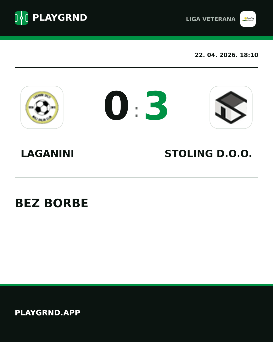 Instagram slika: Laganini 0:3 Stoling D.O.O.