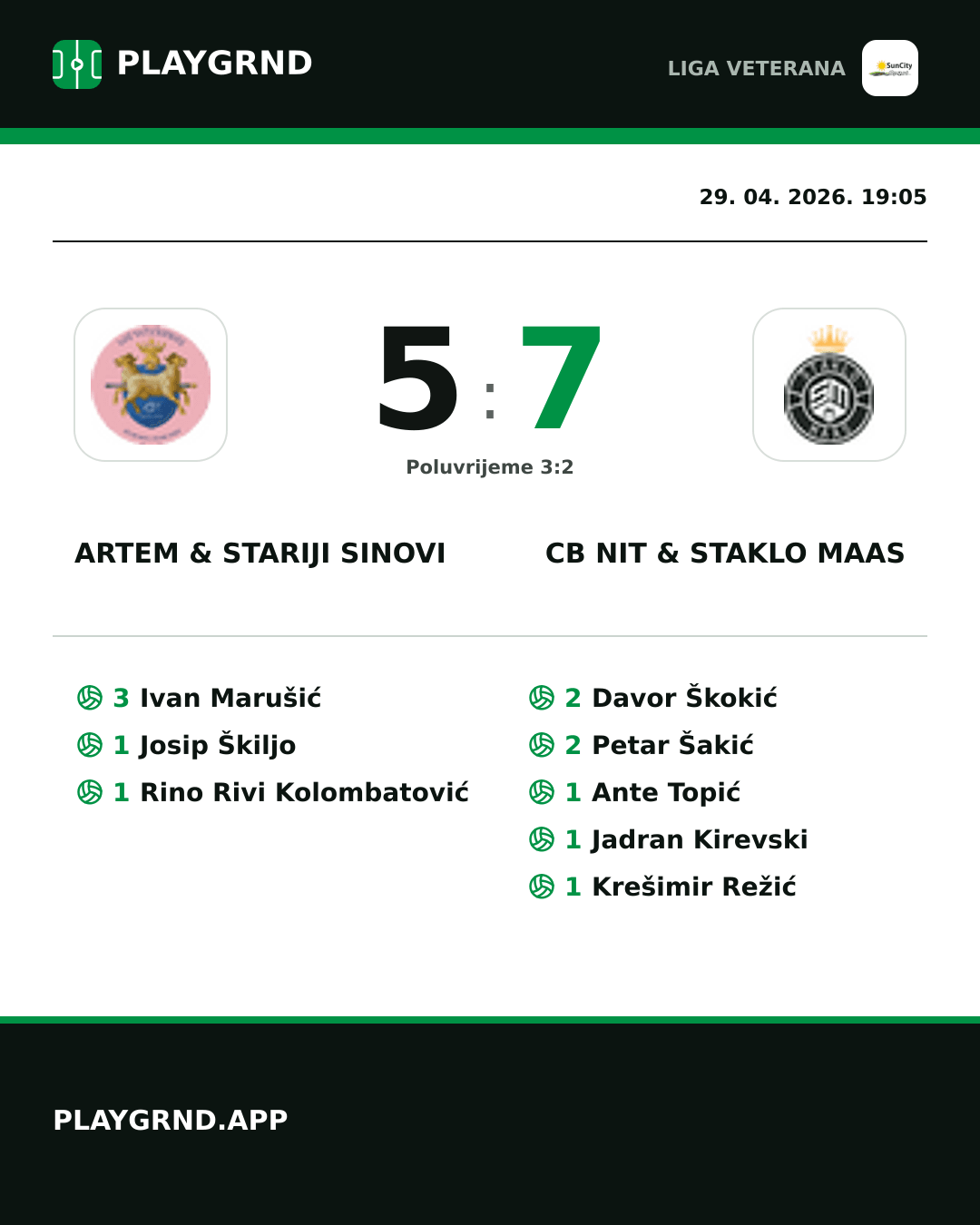 Instagram slika: Artem & Stariji Sinovi 5:7 CB Nit & Staklo Maas