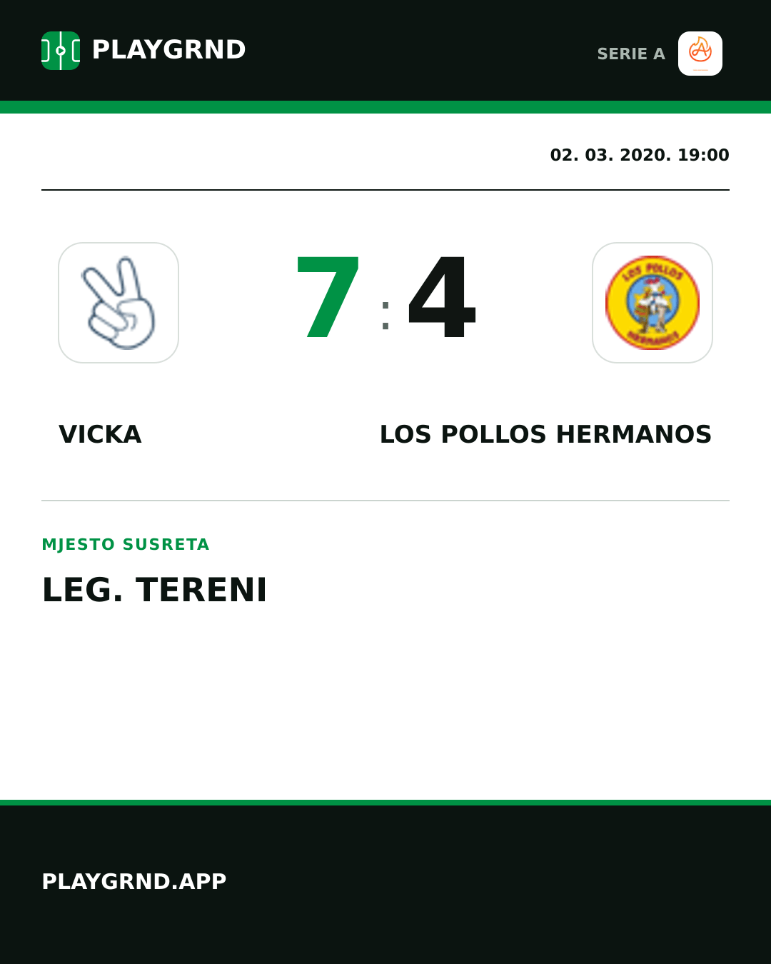 Instagram slika: Vicka 7:4 Los Pollos Hermanos