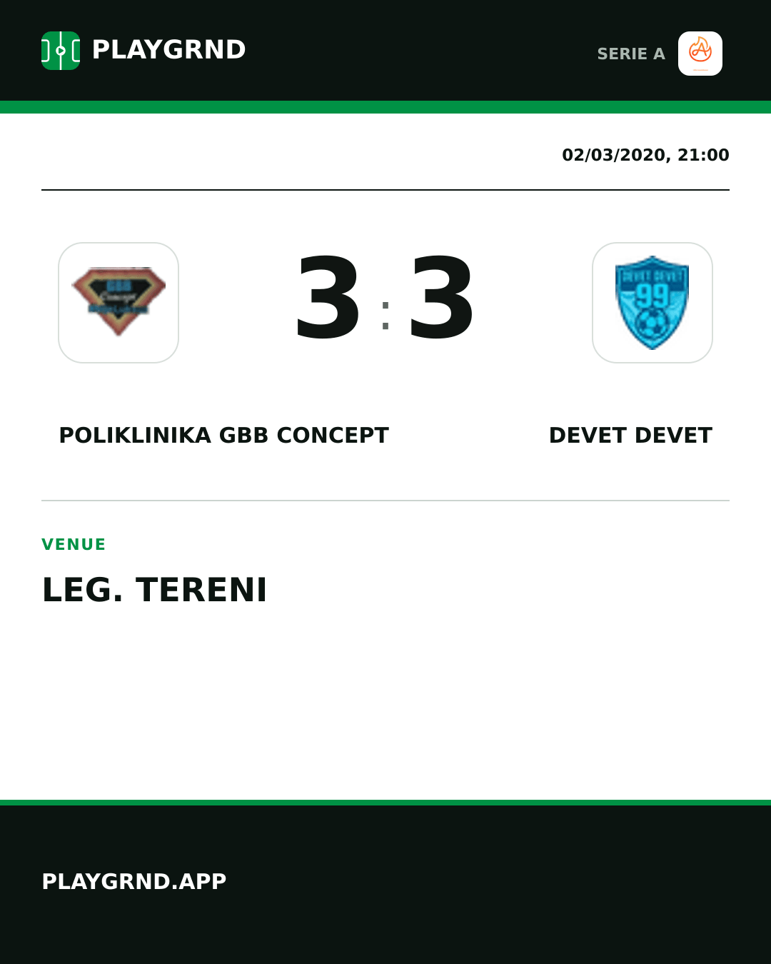 Instagram artwork: Poliklinika GBB Concept 3:3 Devet Devet