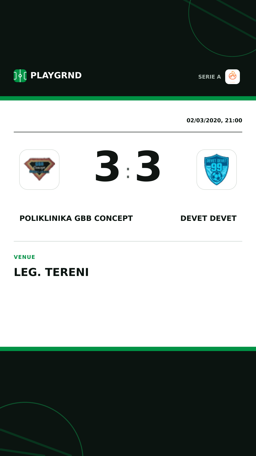 Instagram artwork: Poliklinika Gbb Concept 3:3 Devet Devet