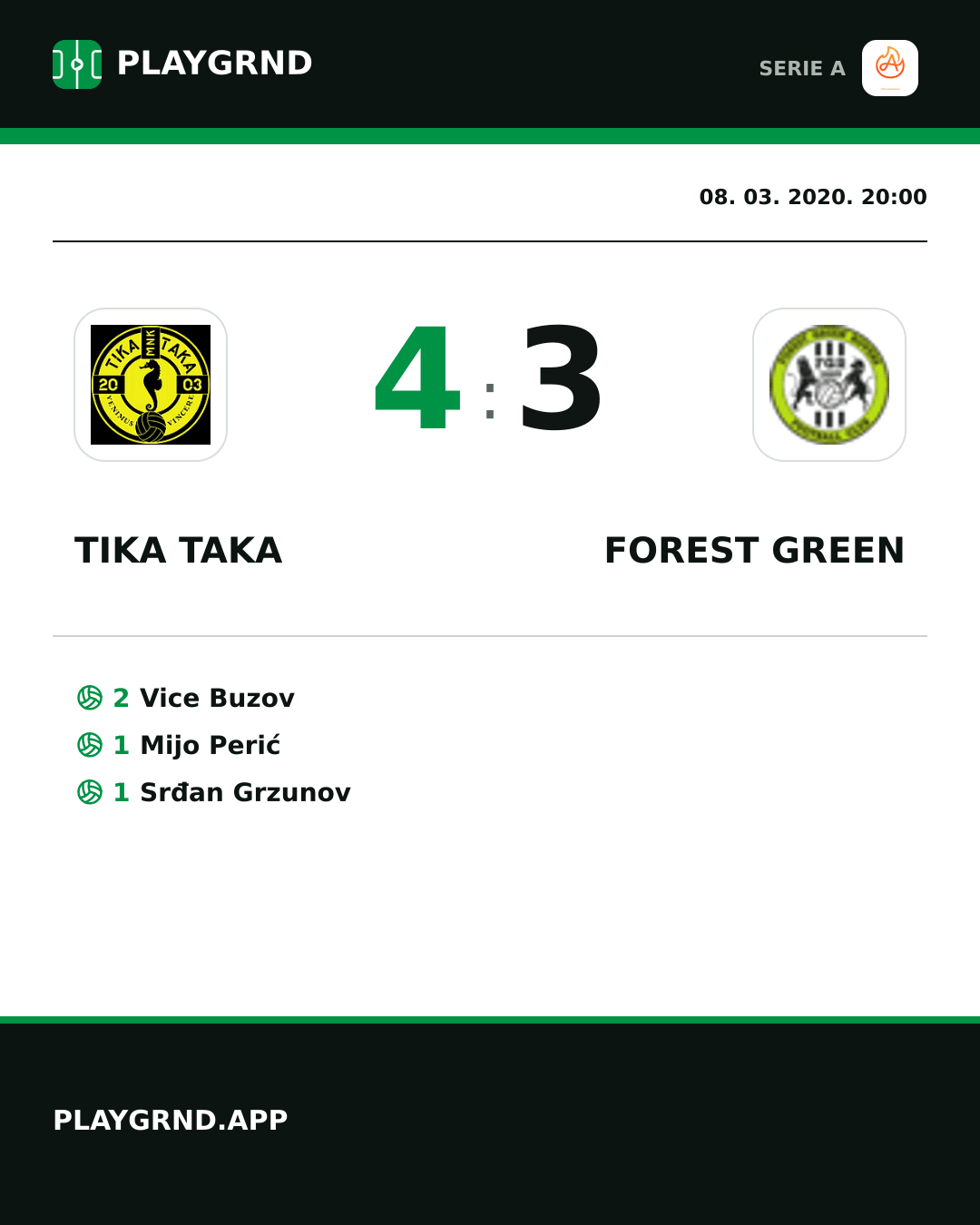 Instagram slika: Tika Taka 4:3 Forest Green