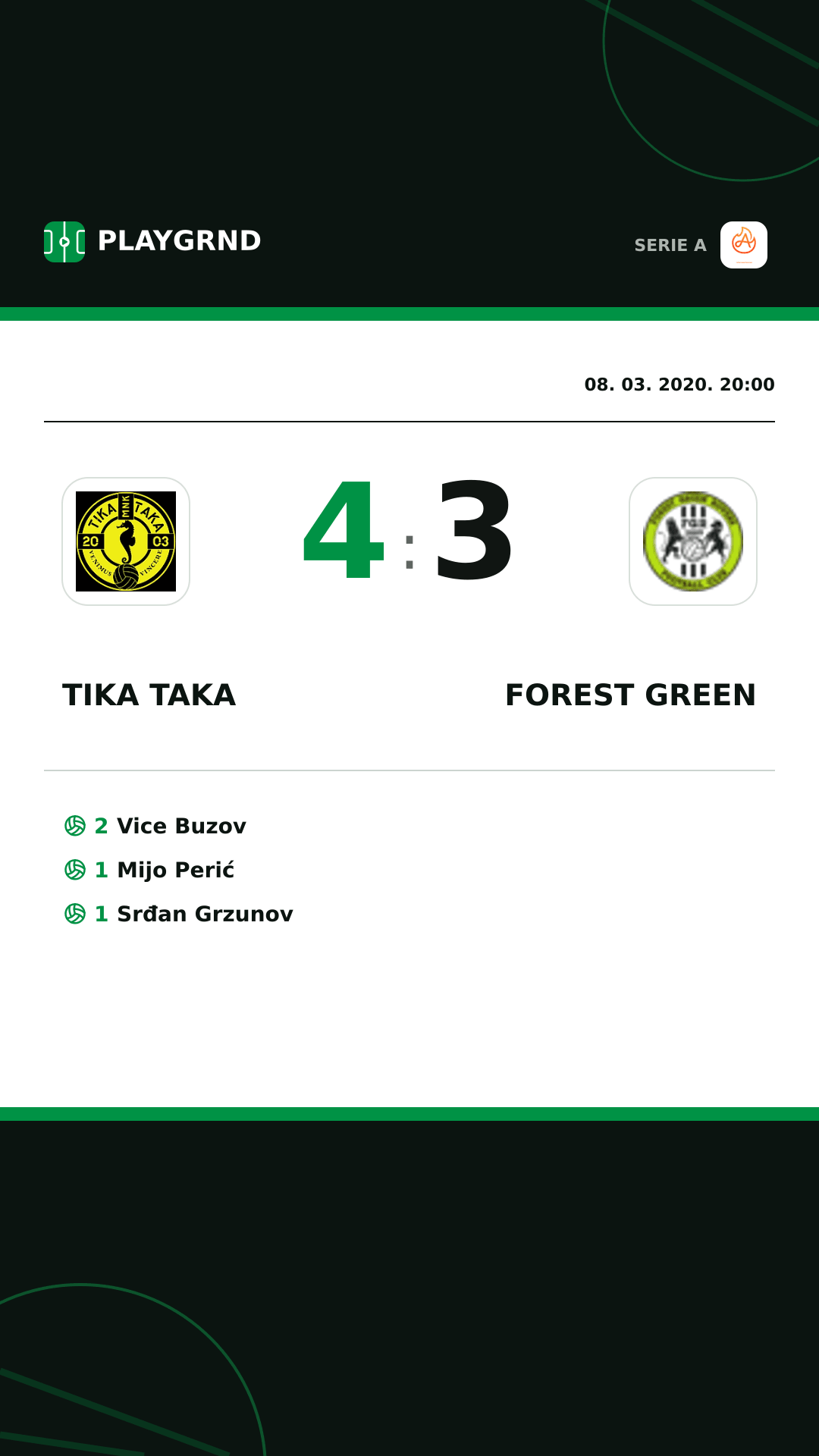 Instagram slika: Tika Taka 4:3 Forest Green