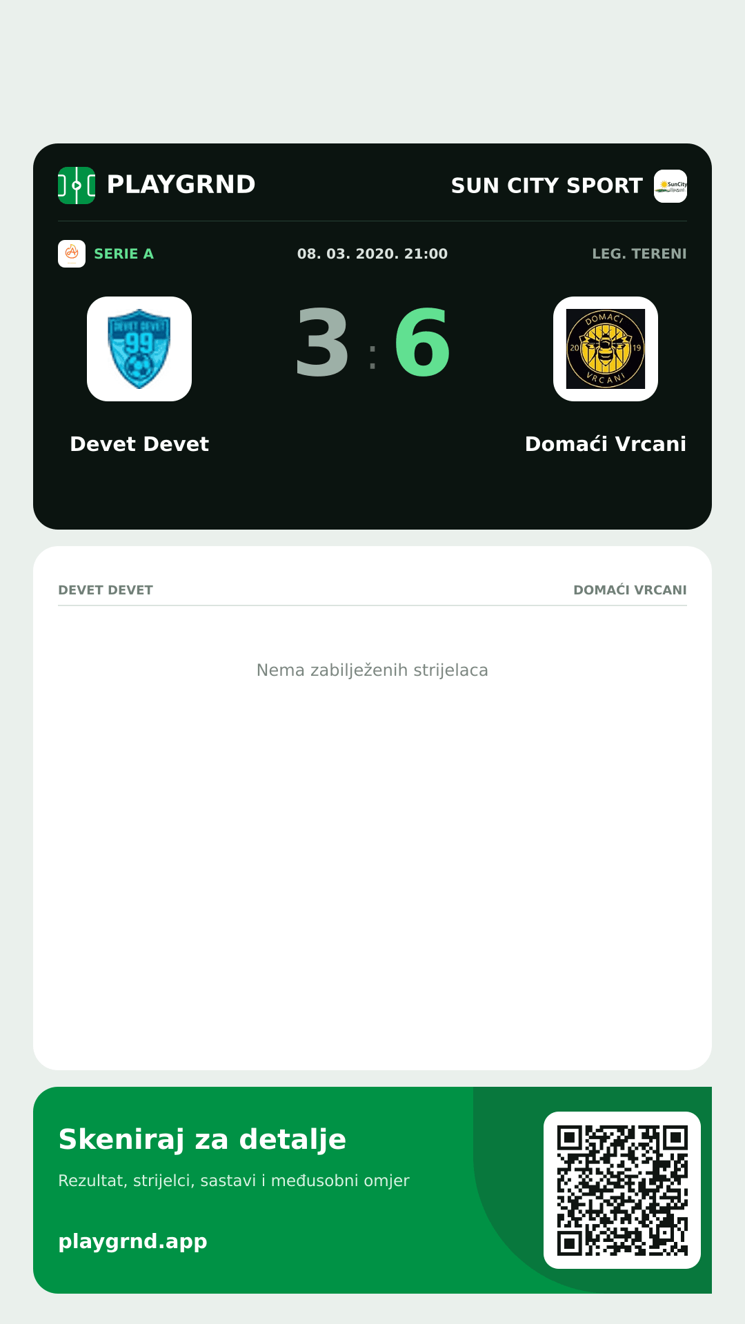 Story slika: Devet Devet 3:6 Domaći Vrcani