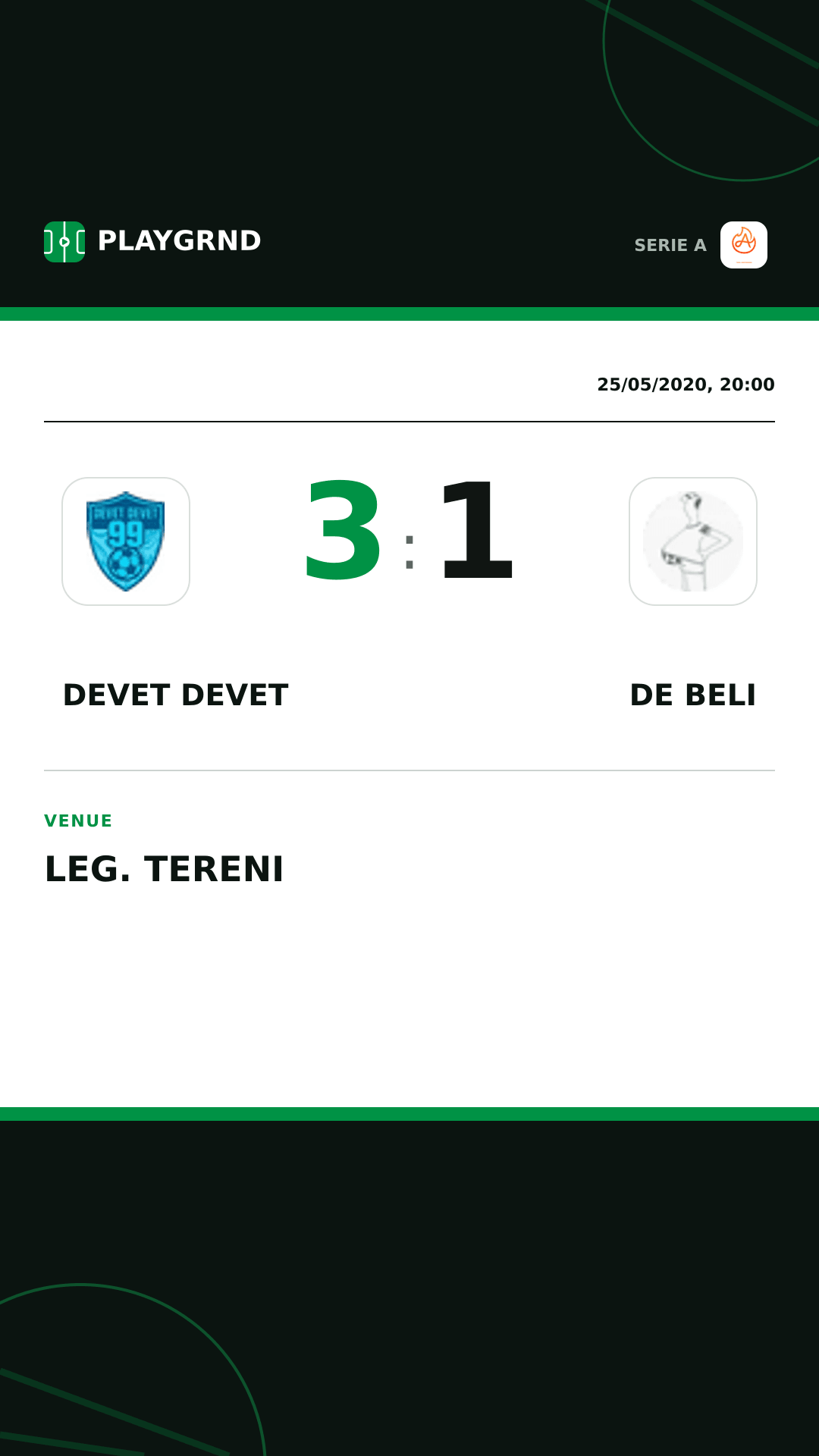 Instagram artwork: Devet Devet 3:1 DE Beli