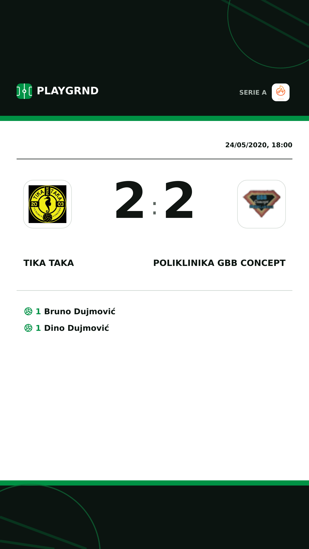 Instagram artwork: Tika Taka 2:2 Poliklinika GBB Concept
