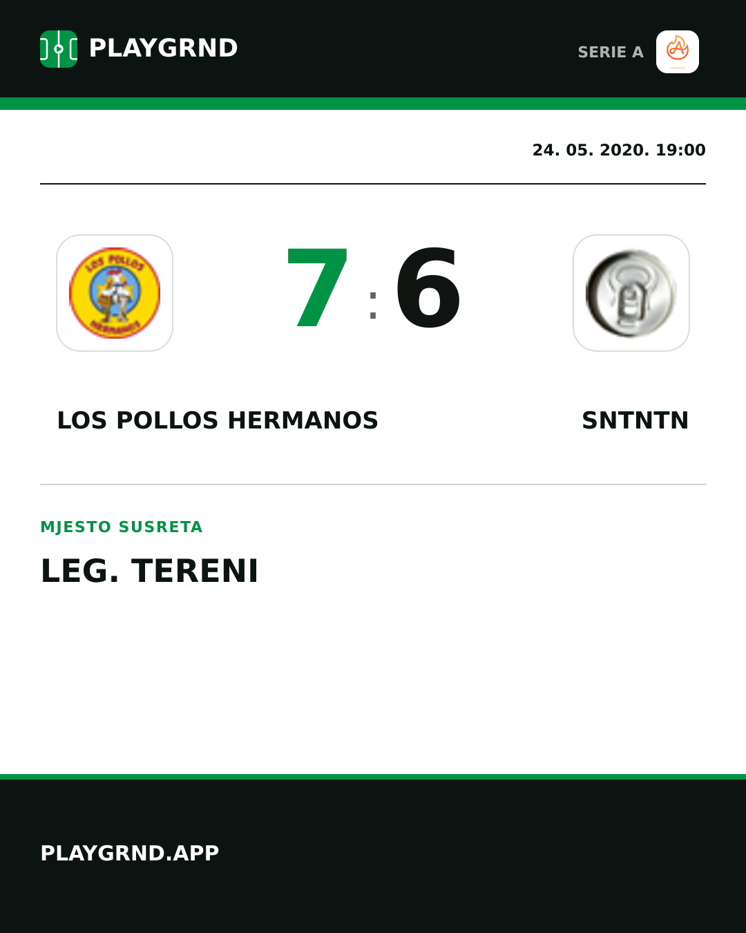 Instagram slika: Los Pollos Hermanos 7:6 Sntntn