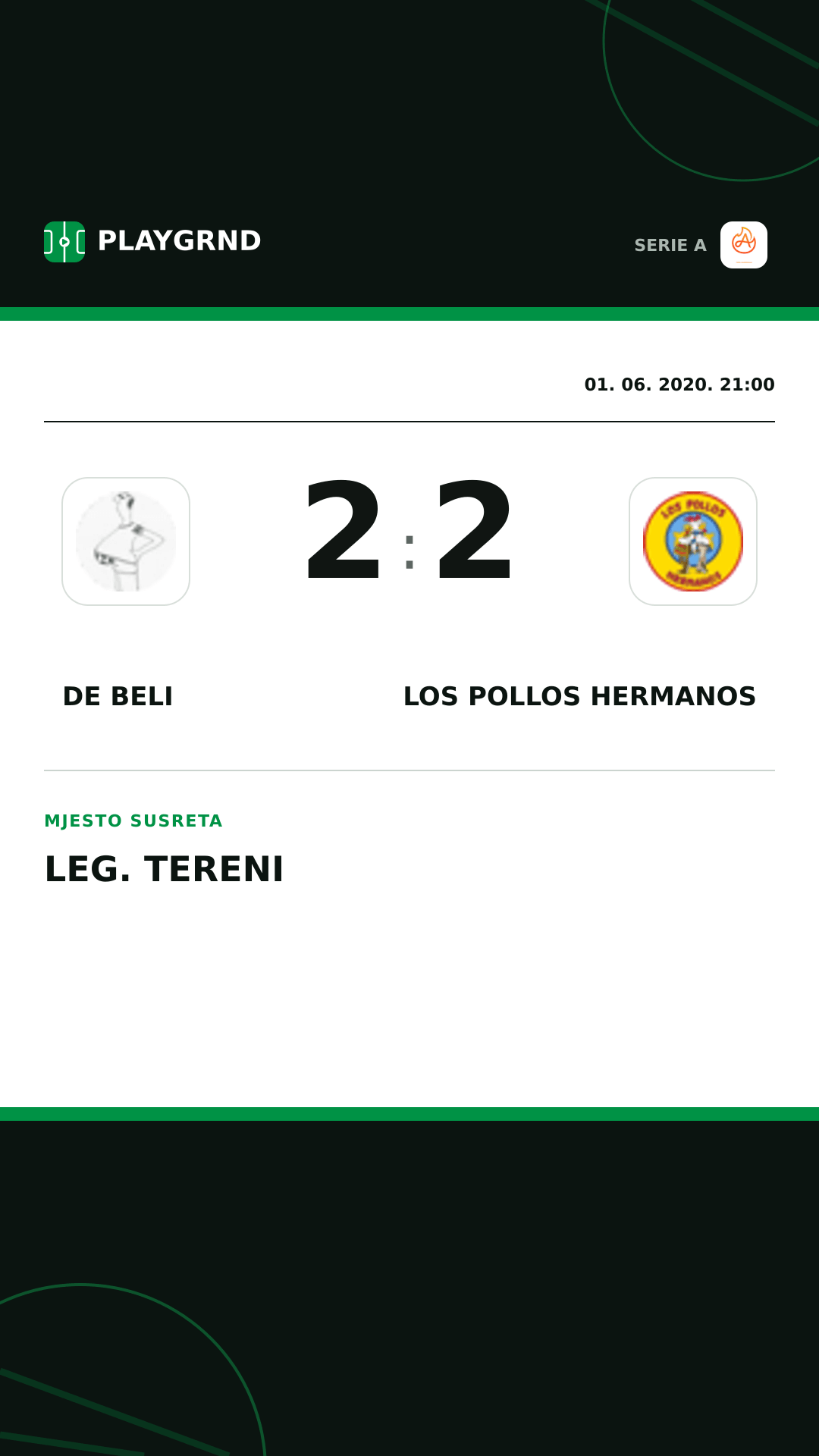 Instagram slika: DE Beli 2:2 Los Pollos Hermanos