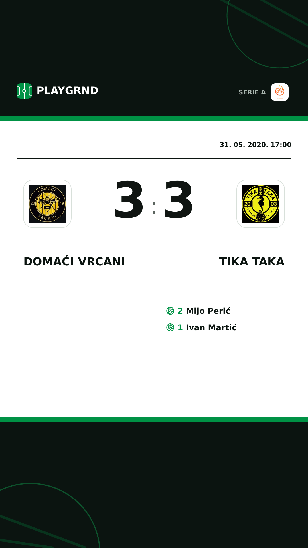 Instagram slika: Domaći Vrcani 3:3 Tika Taka