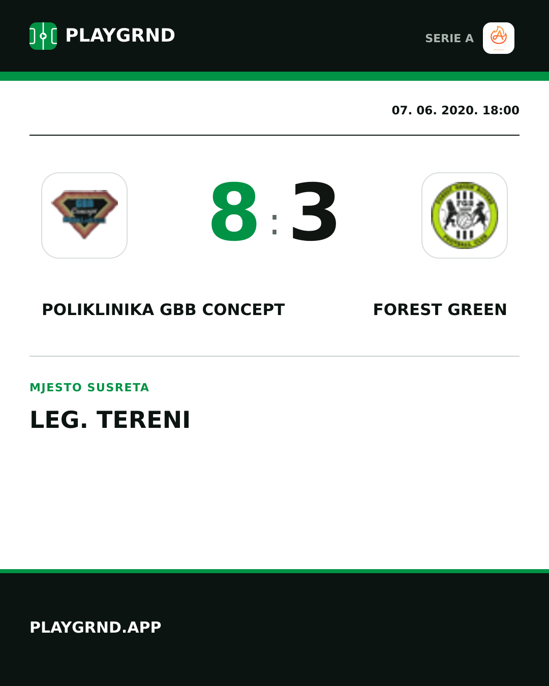 Instagram slika: Poliklinika Gbb Concept 8:3 Forest Green