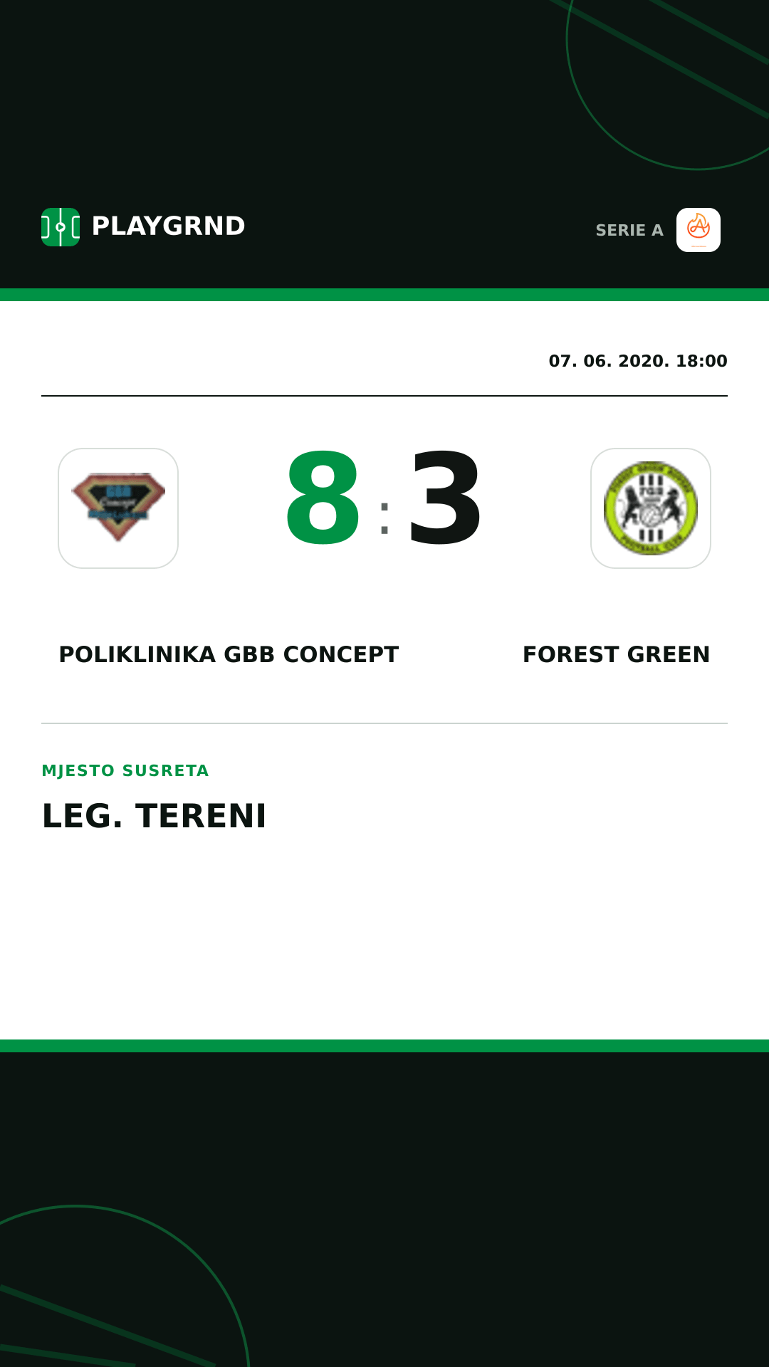 Instagram slika: Poliklinika Gbb Concept 8:3 Forest Green