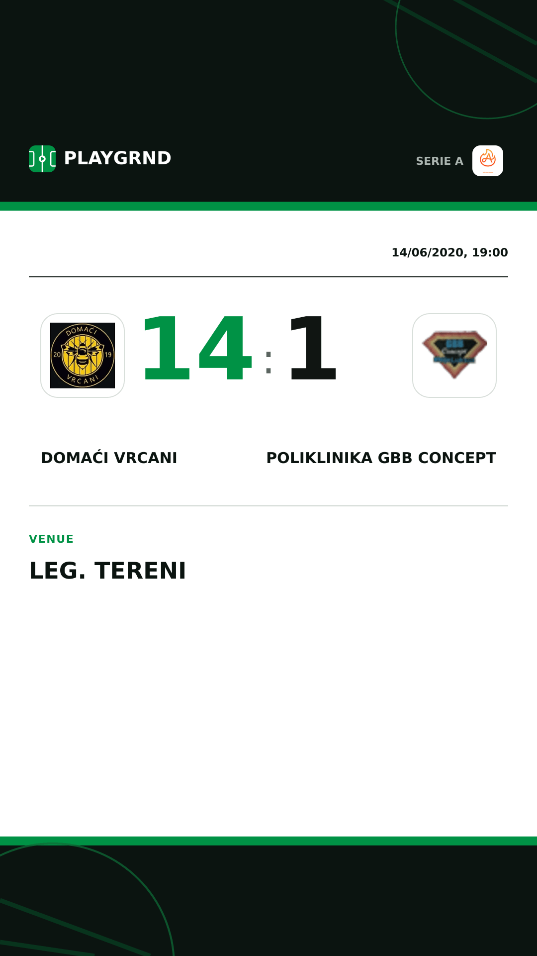 Instagram artwork: Domaći Vrcani 14:1 Poliklinika GBB Concept