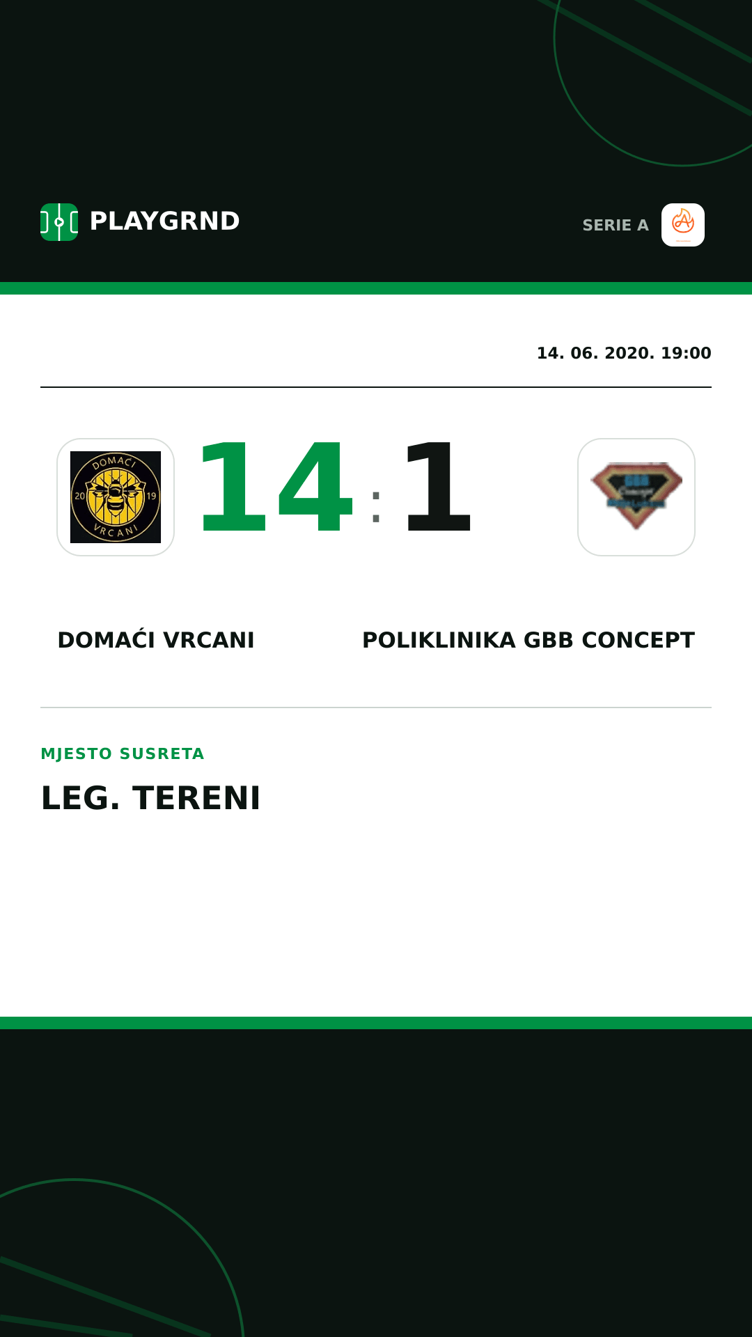 Instagram slika: Domaći Vrcani 14:1 Poliklinika Gbb Concept