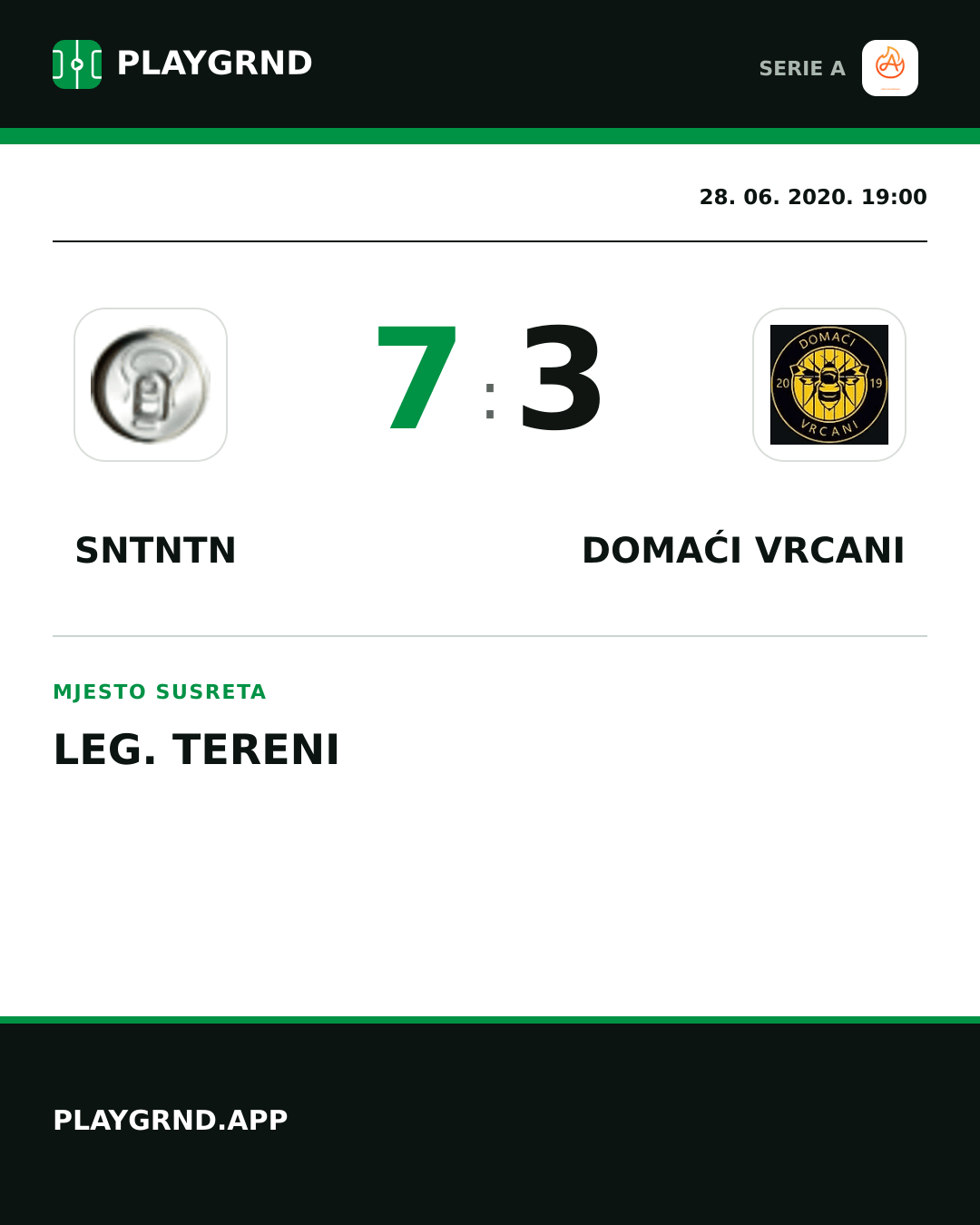 Instagram slika: Sntntn 7:3 Domaći Vrcani