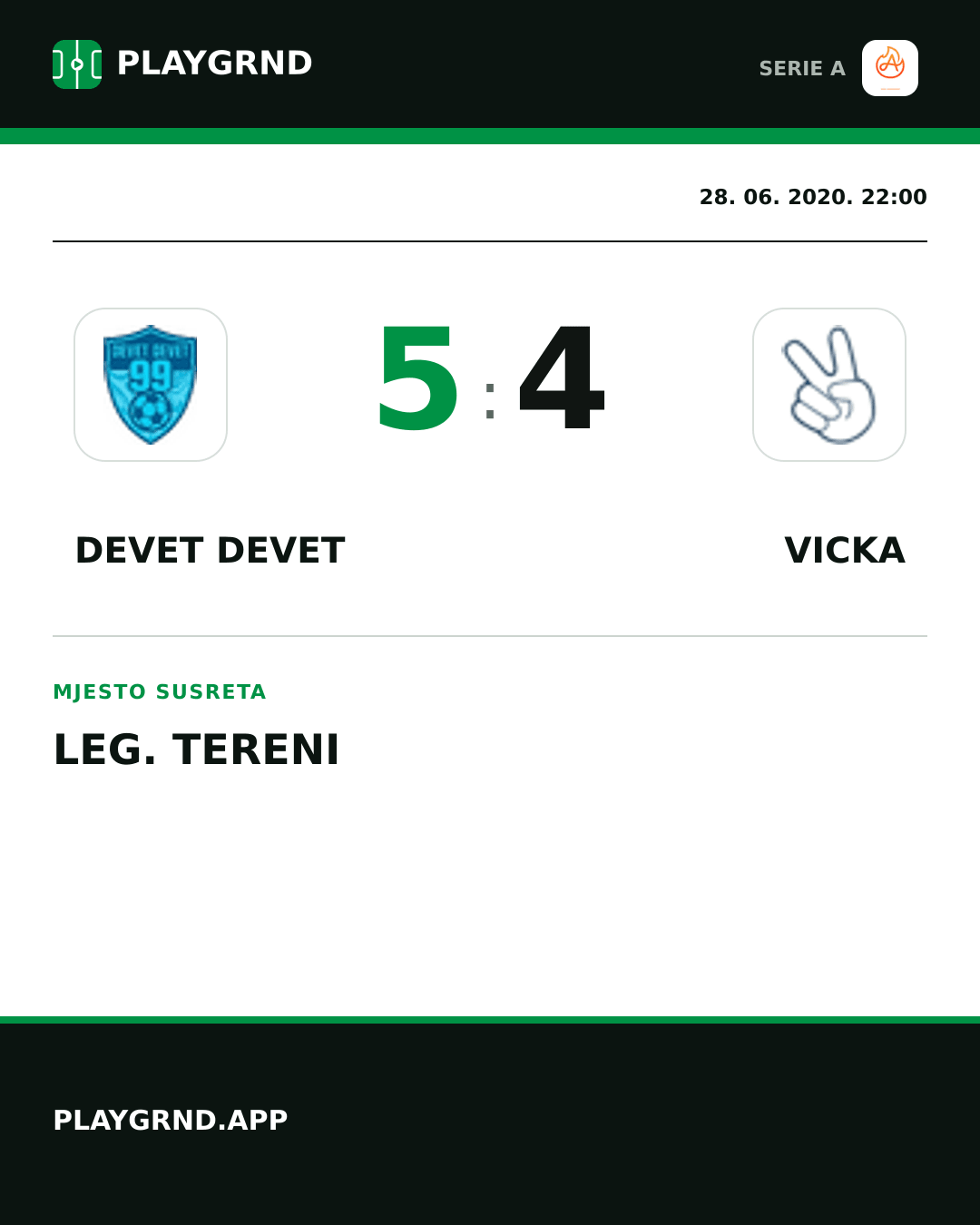 Instagram slika: Devet Devet 5:4 Vicka