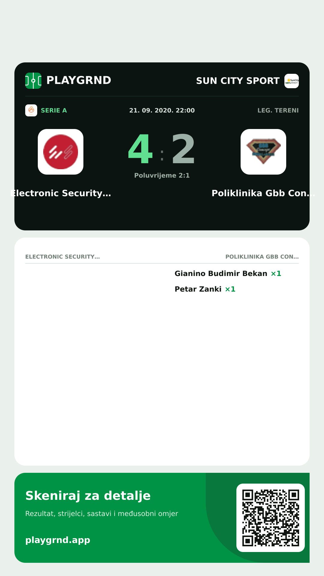 Story slika: Electronic Security Split 4:2 Poliklinika Gbb Concept