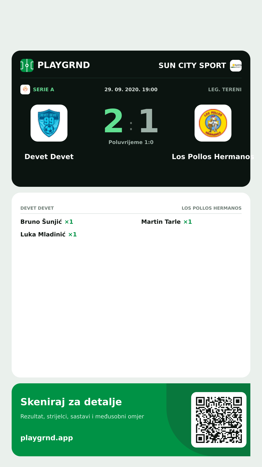 Story slika: Devet Devet 2:1 Los Pollos Hermanos