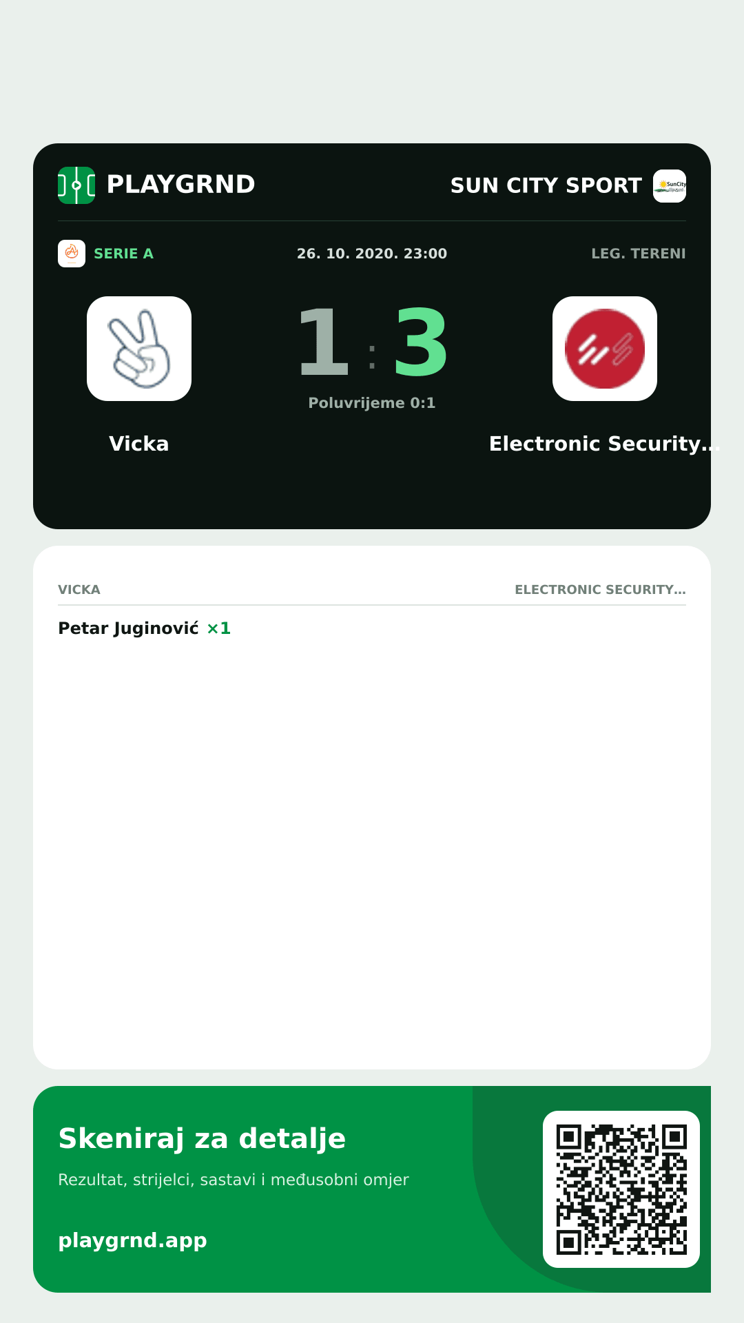 Story slika: Vicka 1:3 Electronic Security Split