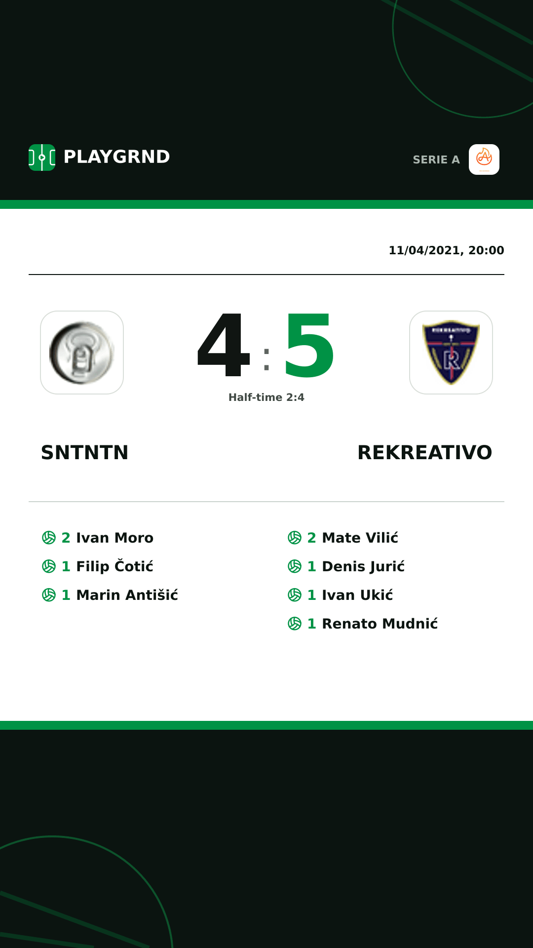Instagram artwork: Sntntn 4:5 Rekreativo