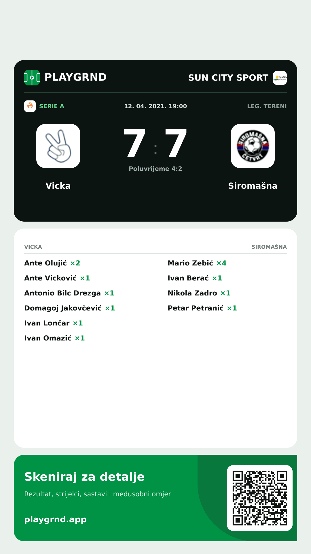 Story slika: Vicka 7:7 Siromašna