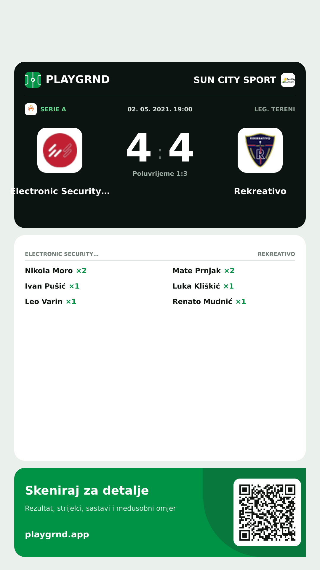 Story image: Electronic Security Split 4:4 Rekreativo