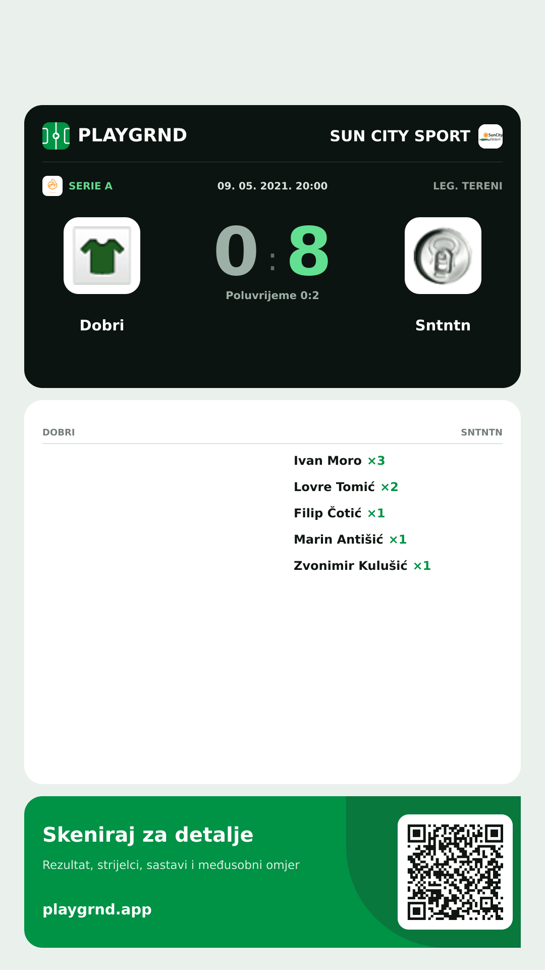 Story image: Dobri 0:8 Sntntn