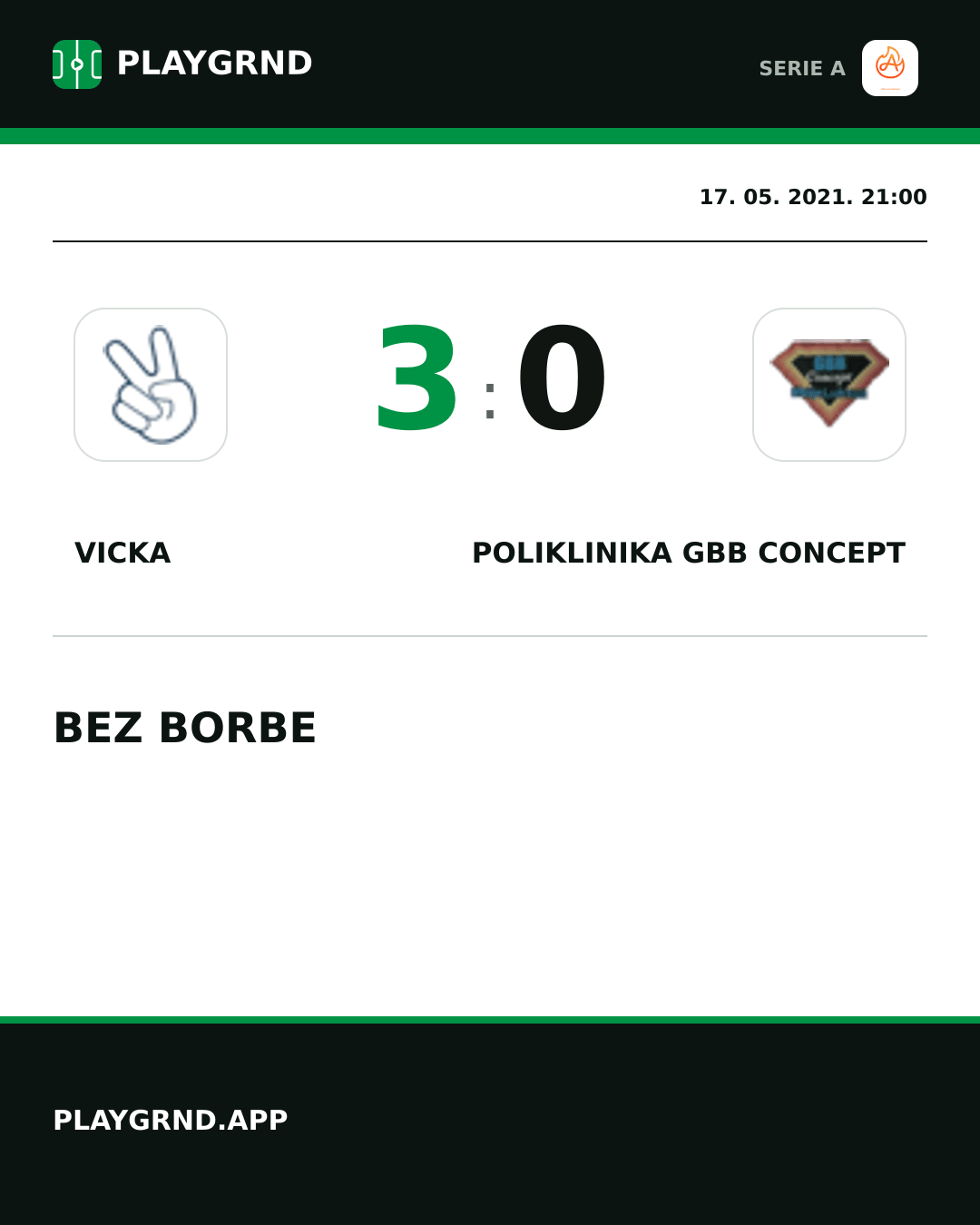 Instagram slika: Vicka 3:0 Poliklinika Gbb Concept