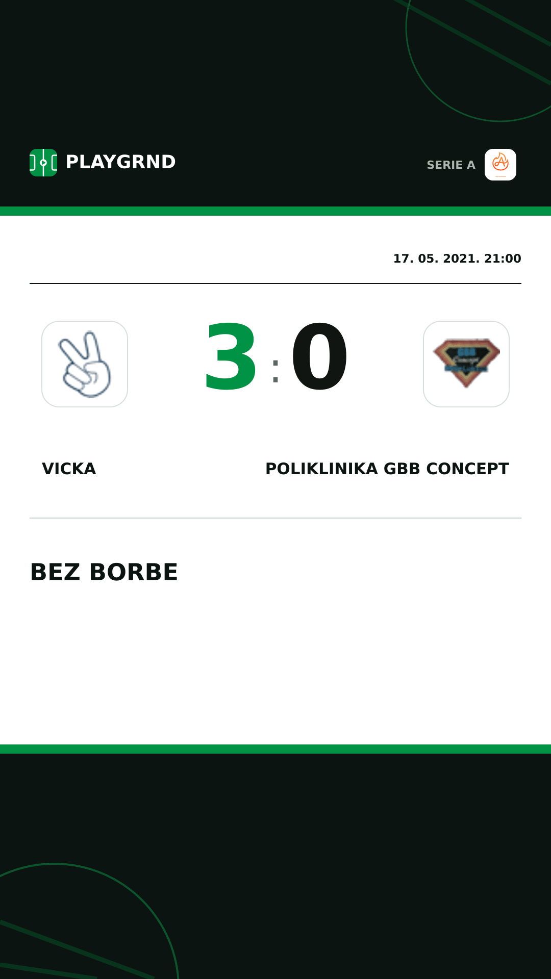 Instagram slika: Vicka 3:0 Poliklinika Gbb Concept