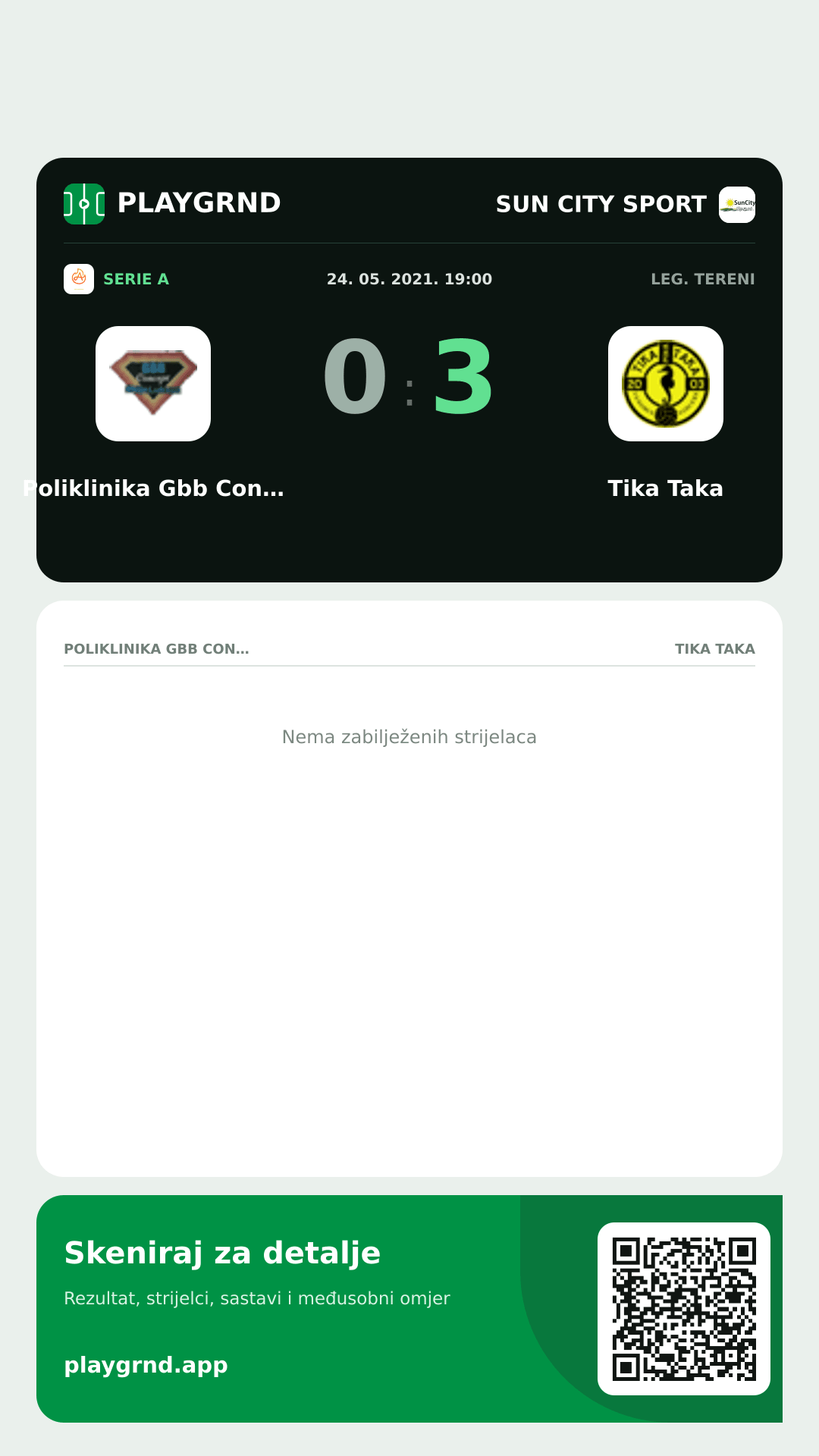 Story slika: Poliklinika Gbb Concept 0:3 Tika Taka