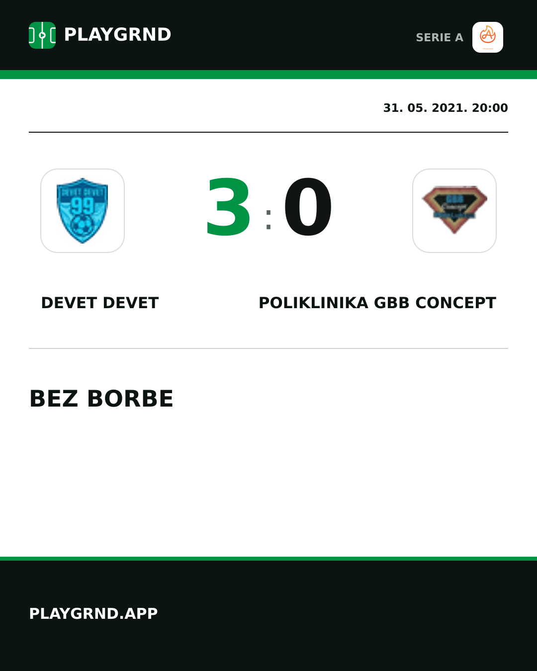 Instagram slika: Devet Devet 3:0 Poliklinika Gbb Concept