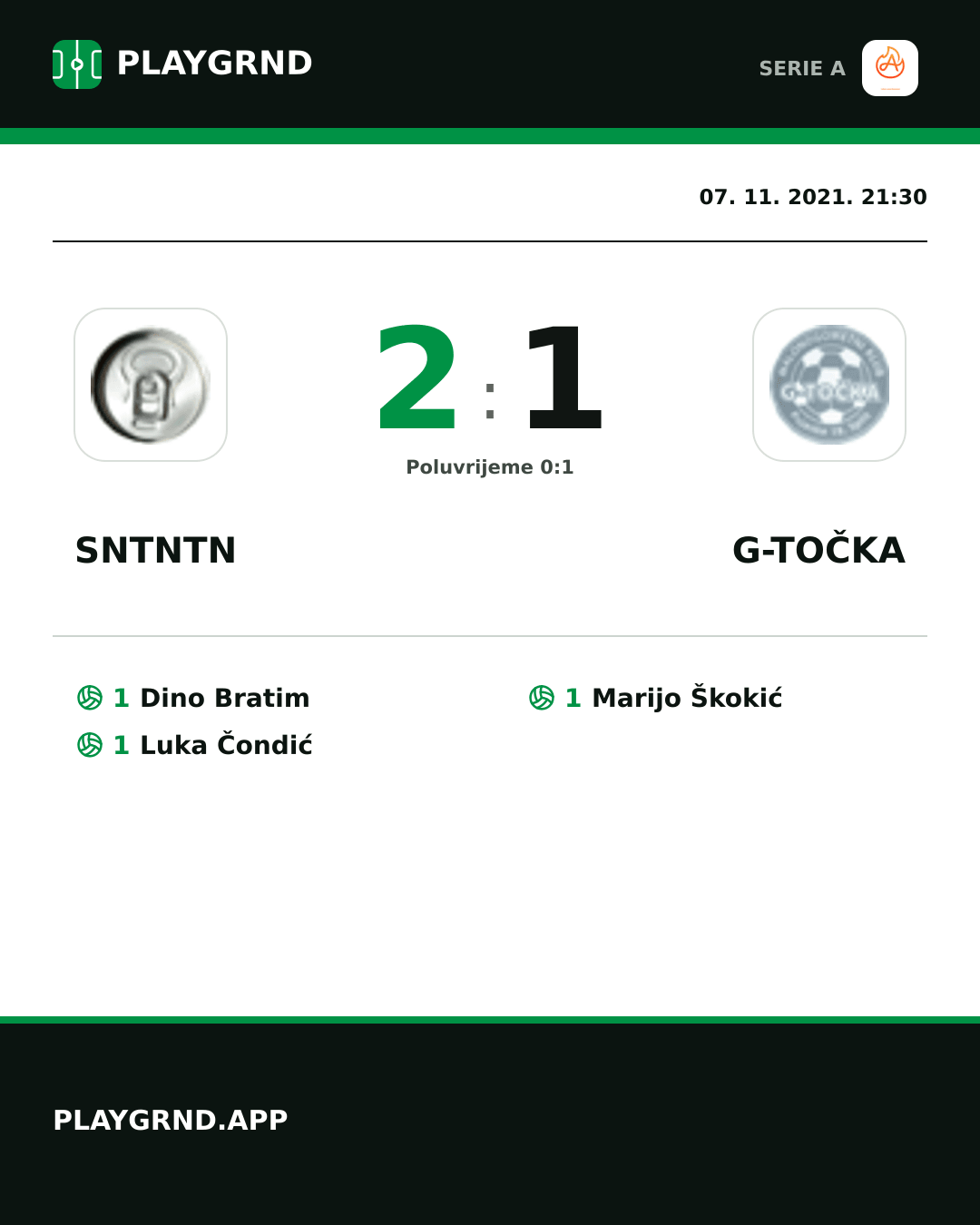 Instagram slika: Sntntn 2:1 G-Točka