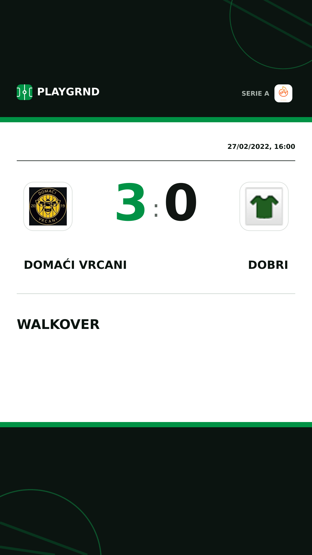 Instagram artwork: Domaći Vrcani 3:0 Dobri